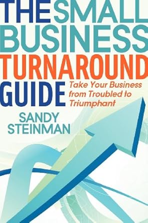 the small business turnaround guide take your business from troubled to triumphant 1st edition sandy steinman