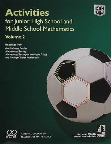 activities for junior high school and middle school mathematics readings from the arithmetic teacher and the