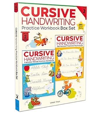 cursive handwriting everyday letters and sentences level 2 practice workbooks for children 1st edition wonder