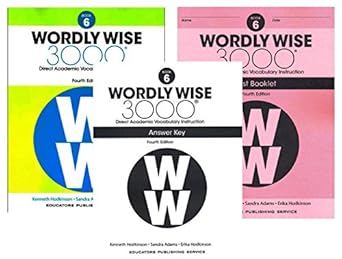 wordly wise 3000 grade 6 set student book test booklet and answer key 4th edition kenneth hodkinson ,sandra