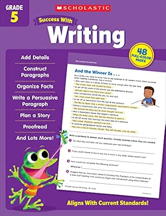 scholastic success with writing grade 5 workbook 1st edition scholastic teaching resources 1338798758,