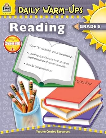 daily warm ups reading grade 8 reading grade 8 csm edition susan teacher created resources staff 1420636596,