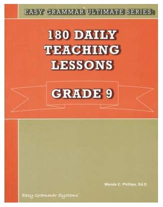 180 daily teaching lessons grade 9 1st edition wanda phillips 093698158x, 978-0936981581