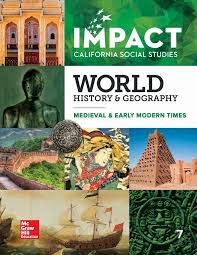 mcgraw hill impact world history and geography medieval and early times grade 7 student edition jackson j