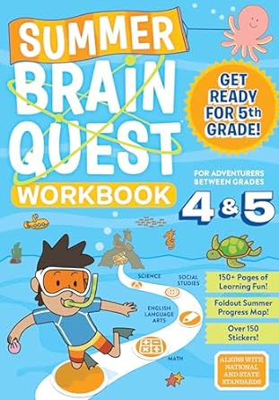 summer brain quest between grades 4 and 5 1st edition workman publishing ,bridget heos ,claire piddock ,kim