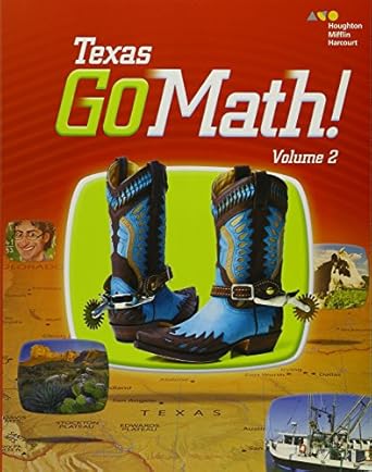 go math texas grade 2 1st edition houghton mifflin harcourt 054408697x, 978-0544086975