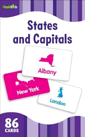 states and capitals 1st edition flash kids editors 1411434854, 978-1411434851