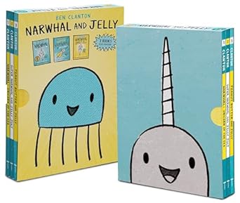 narwhal and jelly box set 1st edition ben clanton 0735265917, 978-0735265912