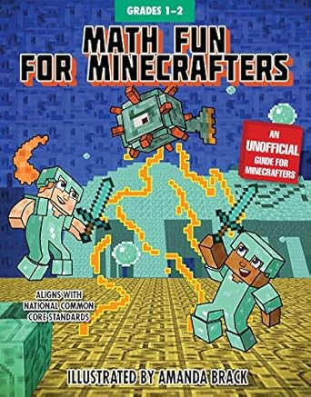 math fun for minecrafters grades 1 2 1st edition sky pony press ,amanda brack 151073760x, 978-1510737600