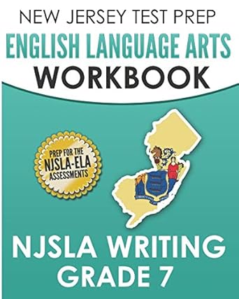 new jersey test prep english language arts workbook njsla writing grade 7 1st edition j hawas 170125770x,