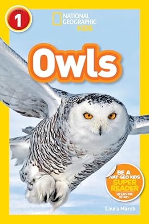 national geographic readers owls 1st edition laura marsh 1426317433, 978-1426317439