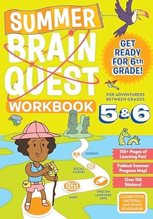 summer brain quest between grades 5 and 6 1st edition workman publishing ,bridget heos ,claire piddock ,kim