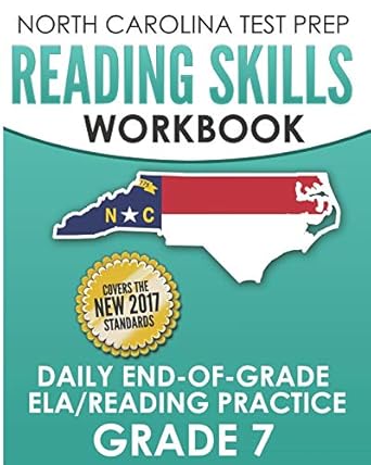 north carolina test prep reading skills workbook daily end of grade ela/reading practice grade 7 preparation