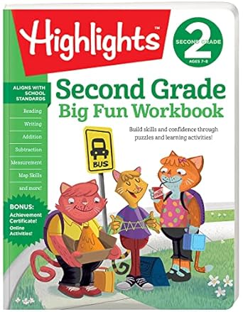 second grade big fun workbook 1st edition highlights learning 1684371589, 978-1684371587