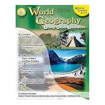 world geography middle grades and up workbook edition wendi silvano 1580374549, 978-1580374545