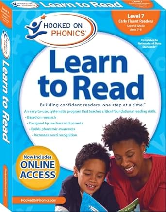 hooked on phonics learn to read level 7 early fluent readers workbook edition hooked on phonics 1940384168,