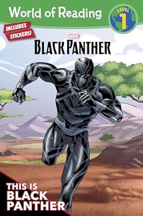 world of reading black panther this is black panther level 1 level 1 1st edition alexandra c west 1368008534,