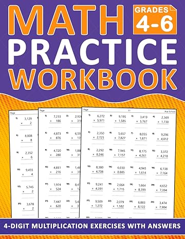 4 digit multiplication practice workbook for grades 4 6 daily math practice workbook for 4th 5th grade and