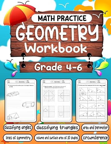 math practice workbook geometry grade 4 6 math workbook for learning classifying triangles classifying