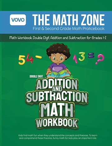 math workbook double digit addition and subtraction for grades 1 2 building confidence in math math practice