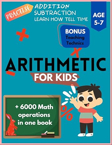 math activities work book age 5 to 7 for preschool homeschool kindergarten grade 1 and grade 2 addition