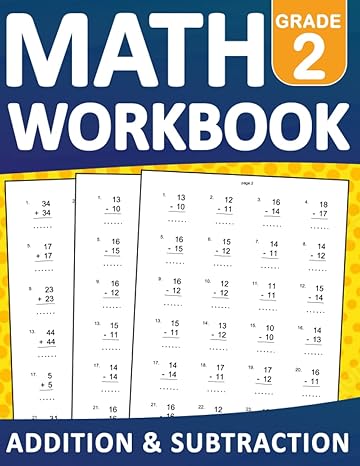 math workbook grade 2 addition and subtraction exercises with answers math practice workbook for 2nd grade