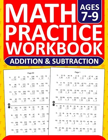 addition and subtraction math workbook for grades 2 3 with answers math practice workbook for 2nd and 3rd