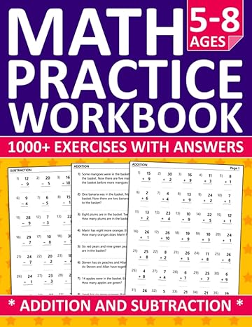 math practice workbook for ages 5 8 with addition and subtraction math workbook for grades k 2 more than 1000