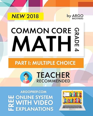 common core math workbook grade 4 multiple choice daily math practice grade 4 1st edition argo brothers