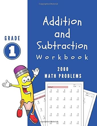 addition and subtraction workbook grade 1 math worksheet 1st grade basic math skill grade 1 1st edition good