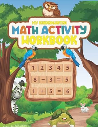 my first math activity workbook tracing numbers shape for pen control with basic addition and subtraction for