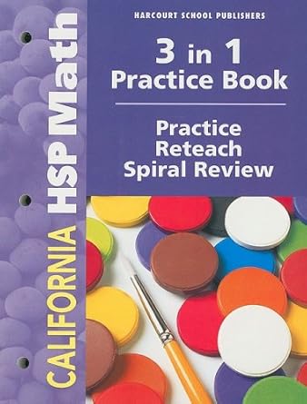 harcourt school publishers math practice/reteach workbook student edition grade 1 1st edition harcourt school