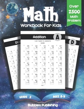 third grade math workbook for us students 3rd grade addition subtraction multiplication and division math