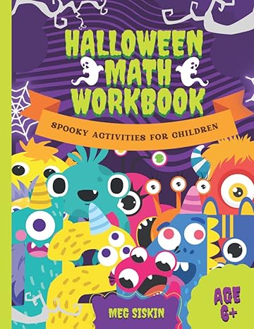 halloween math workbook spooky activities for children of age 6+ counting adding subtracting comparing