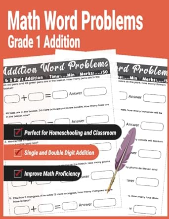 math word problems grade 1 addition perfect for homeschooling and classroom use to improve math proficiency