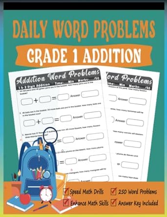 daily word problems grade 1 addition develop your childs math fluency with fun word problems single digit and