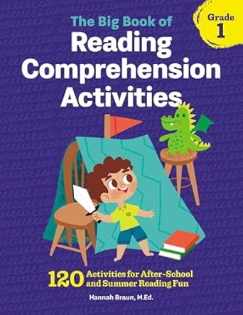 the big book of reading comprehension activities grade 1 120 activities for after school and summer reading