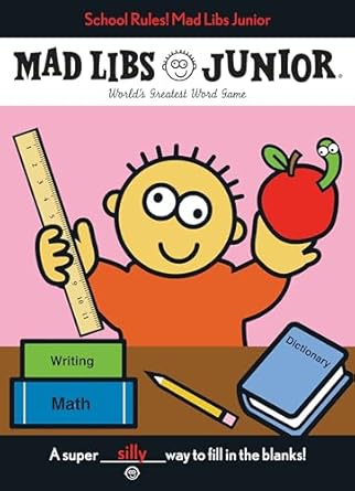 school rules mad libs junior worlds greatest word game 1st edition leonard stern 0843108533, 978-0843108538