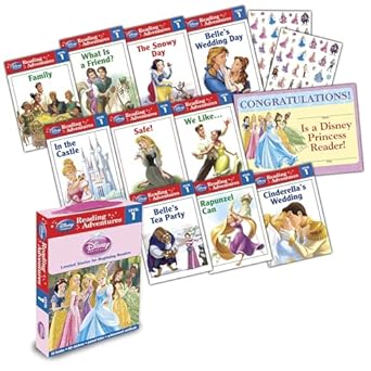 disney princess reading adventures disney princess level 1 boxed set box stk edition disney books 1423169816,