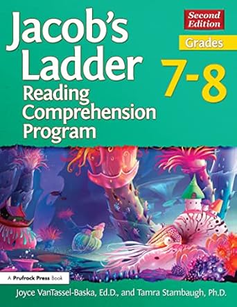 jacobs ladder reading comprehension program grades 7 8 2nd edition joyce vantassel baska ,tamra stambaugh