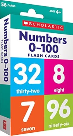 flash cards numbers 0 100 1st edition scholastic teacher resources ,scholastic 1338233556, 978-1338233551