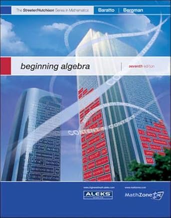 mp beginning algebra 7th edition donald hutchison ,stefan baratto ,barry bergman 0073309605, 978-0073309606