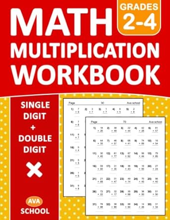 math drills multiplication practice workbook for grades 2 4 with more 2000 exercises with answers 2nd and 3rd