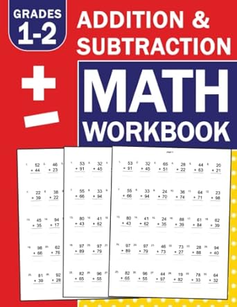 math practice workbook grades 1 2 addition and subtraction exercises math practice workbook for grades 1 2