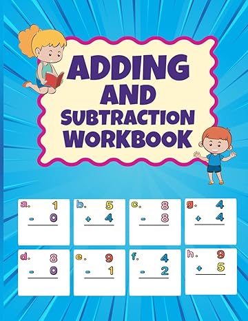 adding and subtraction workbook preschool math practice workbook for learning addition and subtraction 1st