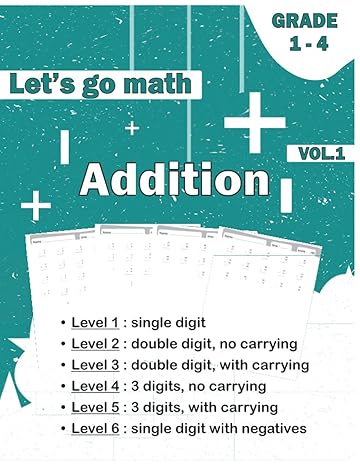 lets go math addition sharpen your skills be the 1st in class daily practice math workbook vol 1 1st edition