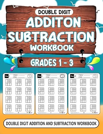 double digit addition and subtraction workbook adding and subtracting practice book for digits 2 digit add