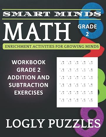 smart minds math workbook grade 2 addition and subtraction exercises with answers key math practice workbook