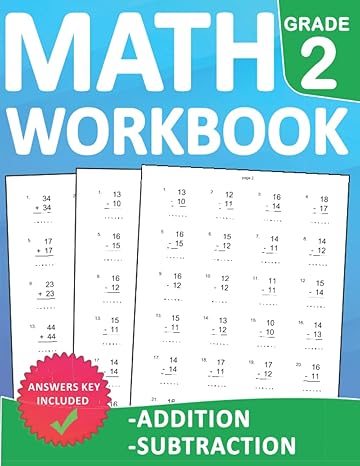 math workbook grade 2 addition and subtraction exercises with answers math workbook with more than 1000