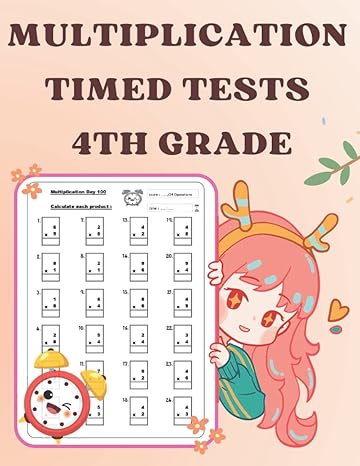 multiplication timed tests 4th grade 4th grade math workbook multiplication sheets 3rd 4th 5th grade 100 days